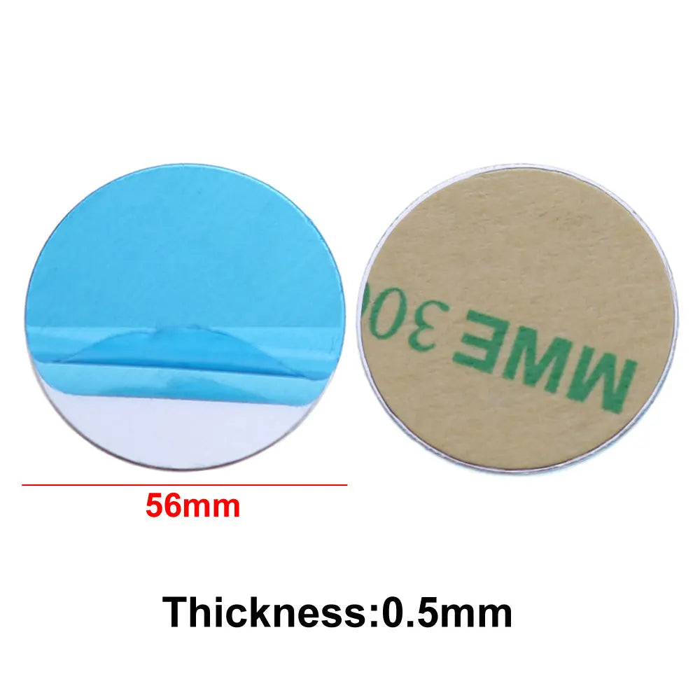 Magnetic Metal Plates for Car Phone Holder – 10pcs Iron Sheets