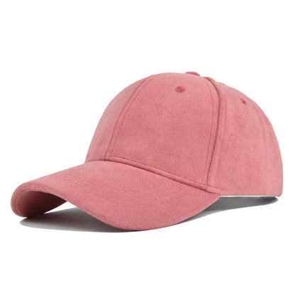 Solid Color Baseball Cap – Unisex Retro Adjustable Hat