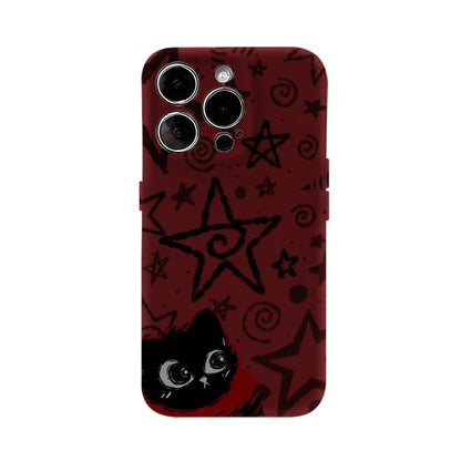 Starred Cat iPhone Case