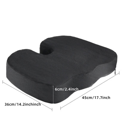 U-Shaped Seat Cushion – Breathable Foam for Buttock Relief