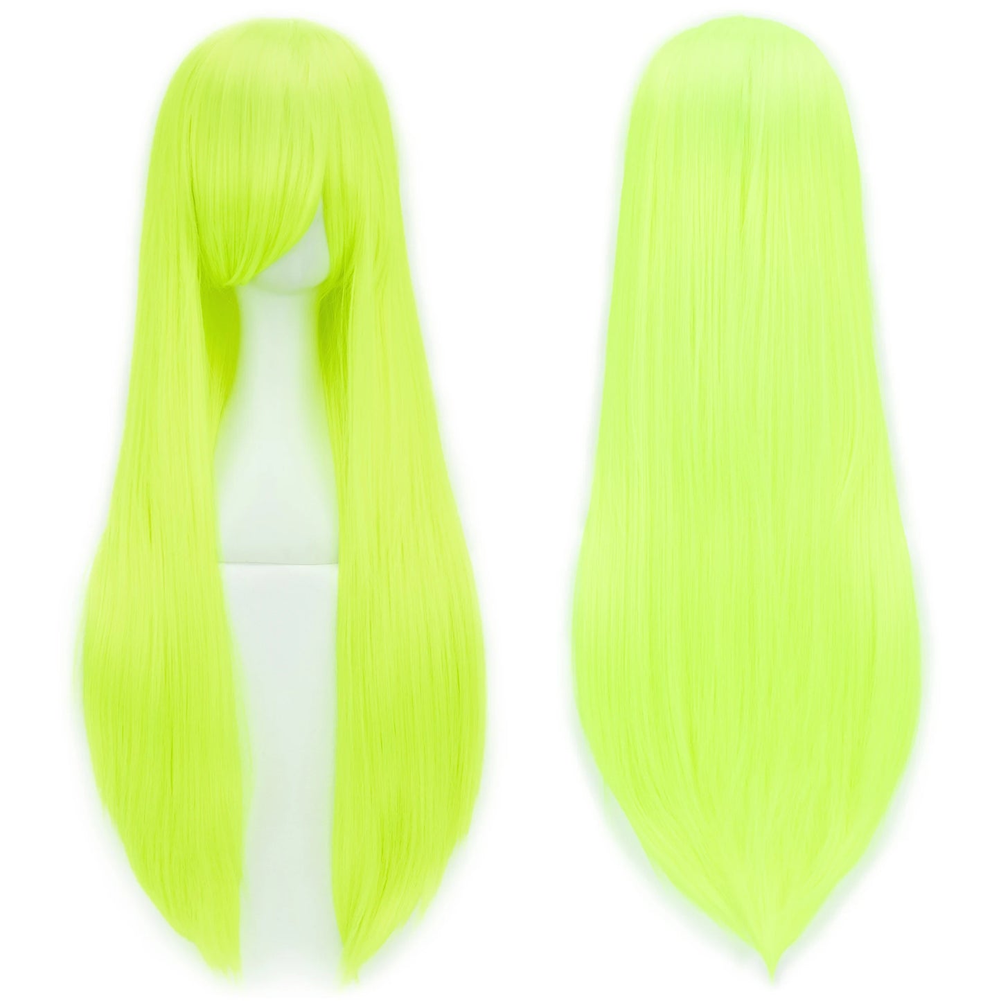 80cm Long Synthetic Cosplay Wig – Straight Hair, 36 Colors