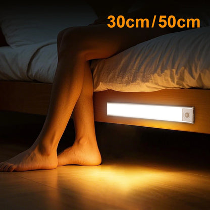 Motion Sensor LED Light Bar – USB Rechargeable, Magnetic Mount