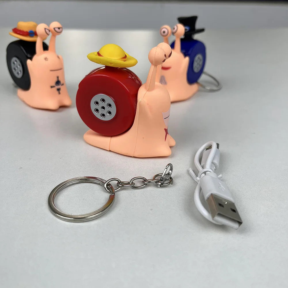 One Piece Den Den Mushi Sound Recording Snail Phone Toy