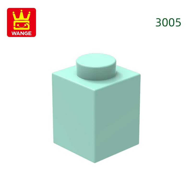 Wange 3005 1x1 Basic Brick MOC Parts – 232pcs Bulk Pack