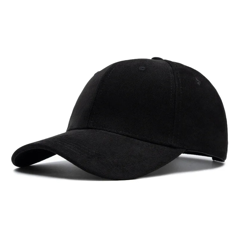 Solid Color Baseball Cap – Unisex Retro Adjustable Hat