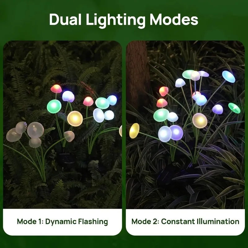 Solar Mushroom Garden Lights – Waterproof Outdoor Decor