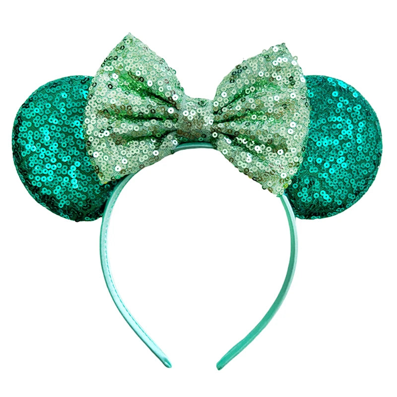 Disney Mouse Ear Headband Sequin Bow for Girls Adults Halloween Party