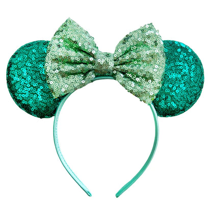 Disney Mouse Ear Headband Sequin Bow for Girls Adults Halloween Party