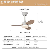 25 Inch WHITE WOOD