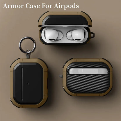 Armor Shockproof AirPods Case – Rugged Dual-Layer Cover