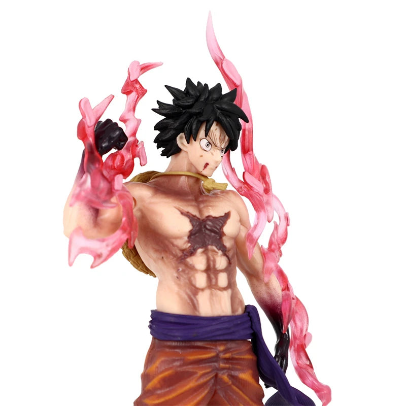 One Piece Monkey D. Luffy Flowing Cherry PVC Action Figure
