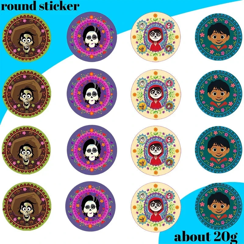 Coco Theme Birthday Party Supplies Tableware & Decorations Set