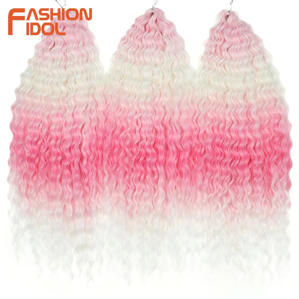 Water Wave Crochet Braiding Hair – Ariel Curl 22 Inch
