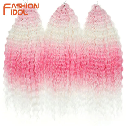 Water Wave Crochet Braiding Hair – Ariel Curl 22 Inch