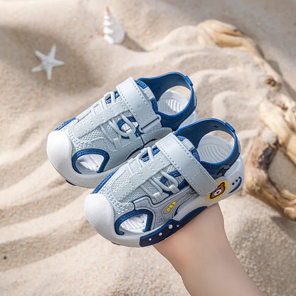 Baby Toddler Sandals Anti-Slip Soft Sole Beach Shoes for Boys & Girls