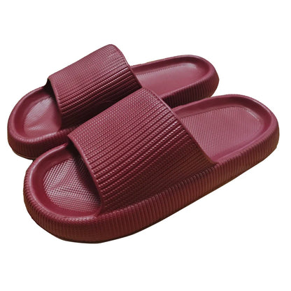 Cloud Slide Slippers – EVA Thick Sole, Height Increasing, Indoor Home