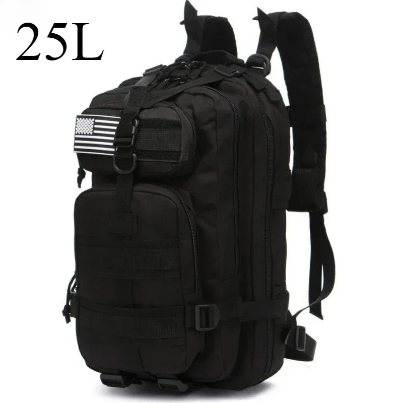 Tactical Backpack – 25L / 50L MOLLE Outdoor Bag for Hiking, Camping & Hunting