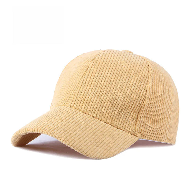 Solid Color Baseball Cap – Unisex Retro Adjustable Hat
