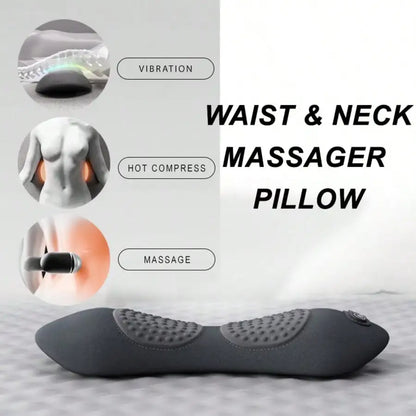 3-in-1 Back & Neck Massager Pillow with Heat & Air Compression