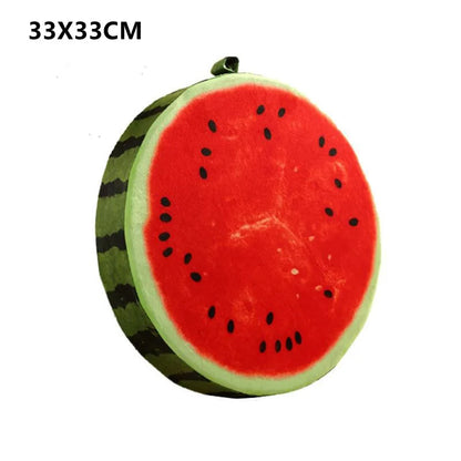 3D Print Round Throw Pillow – Novelty Plush Cushion for Couch & Chair