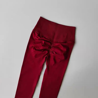 Seamless High Waist Yoga Leggings Women – Scrunch Butt Push Up Gym Pants