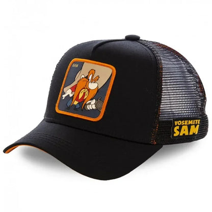Cartoon Anime Trucker Cap – Unisex Adjustable Baseball Hat