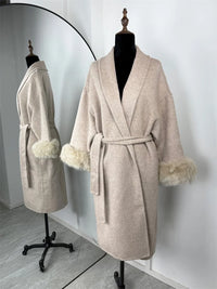 Khaiki Long Overcoat