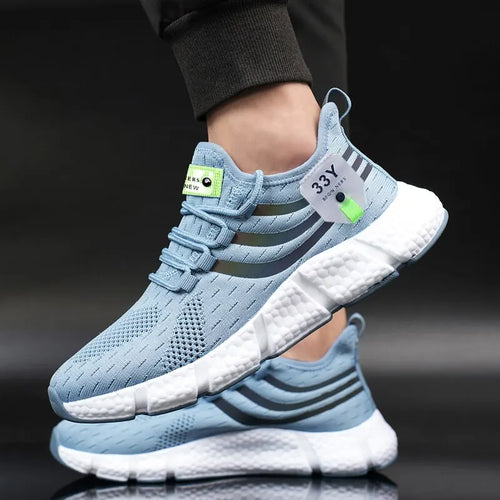 Men's Lightweight Mesh Running Sneakers – Breathable Athletic Shoes