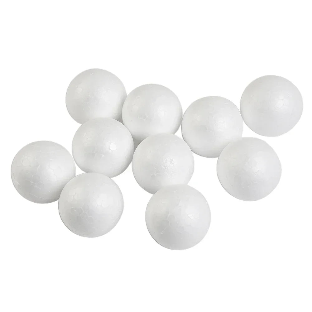 Polystyrene Foam Balls 10pcs DIY Craft Party Decoration