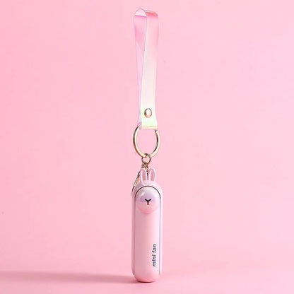 Portable Mini USB Rechargeable Handheld Fan 2-in-1 Desk & Hand Fan with Cute Design