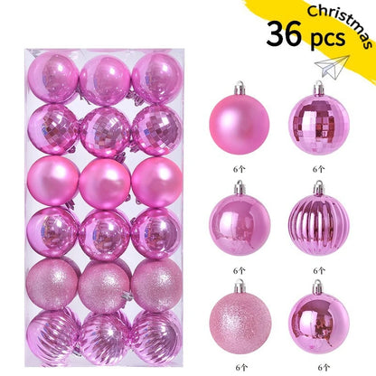 Christmas Ball Ornaments Set 24-36 Pcs – Tree Hanging Decorations