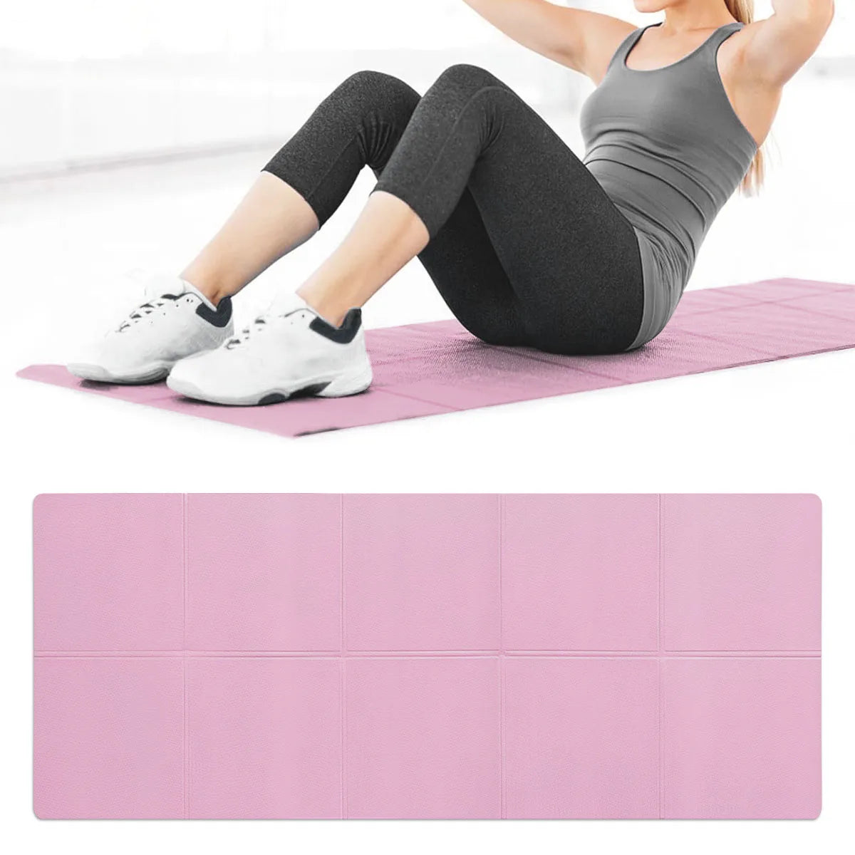 Anti-Slip EVA Yoga Mat 4mm – Fitness, Pilates & Gymnastics