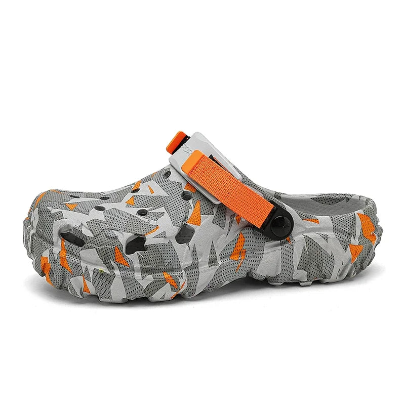 Men’s Camouflage Garden Clog Sandals