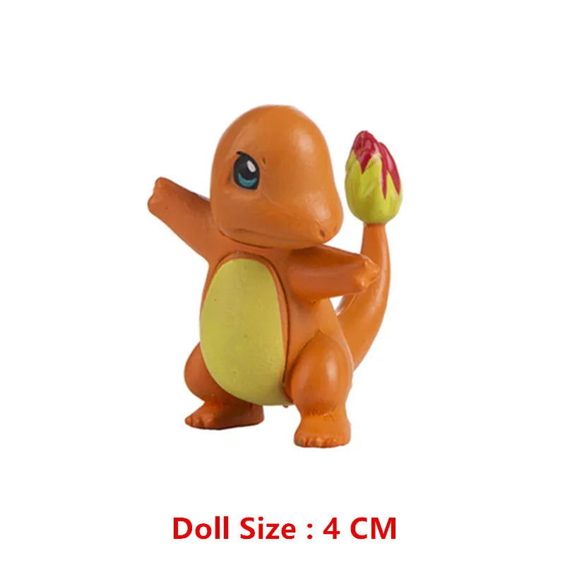 Pokémon Gengar Pikachu Eevee Greninja Mewtwo Action Figure Collection