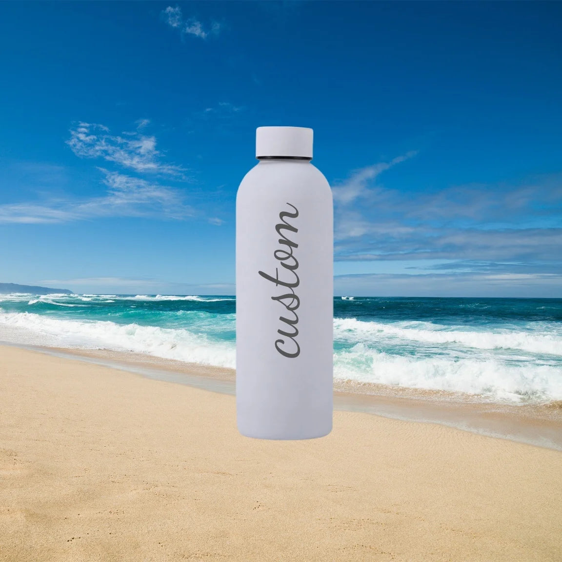 Personalized Engraved Insulated Water Bottle | Custom Name 16.9oz