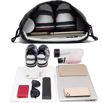Drawstring Backpack Cinch Bag for Gym, Sports & School