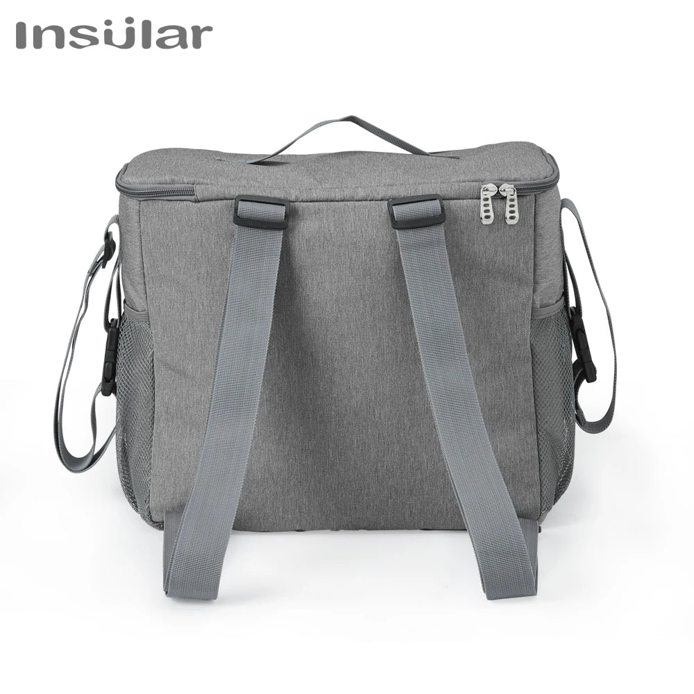 Large Capacity Diaper Bag Backpack – Travel Nappy Bag with Anti-Loss Zipper