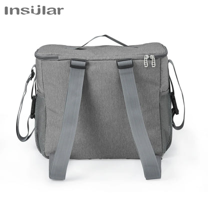 Large Capacity Diaper Bag Backpack – Travel Nappy Bag with Anti-Loss Zipper