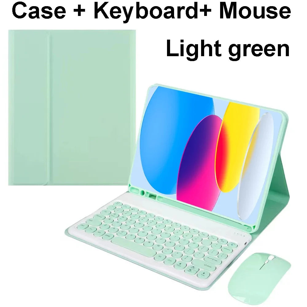 iPad Bluetooth Keyboard Case with Touchpad – 11th Gen, A16, Multi-Language