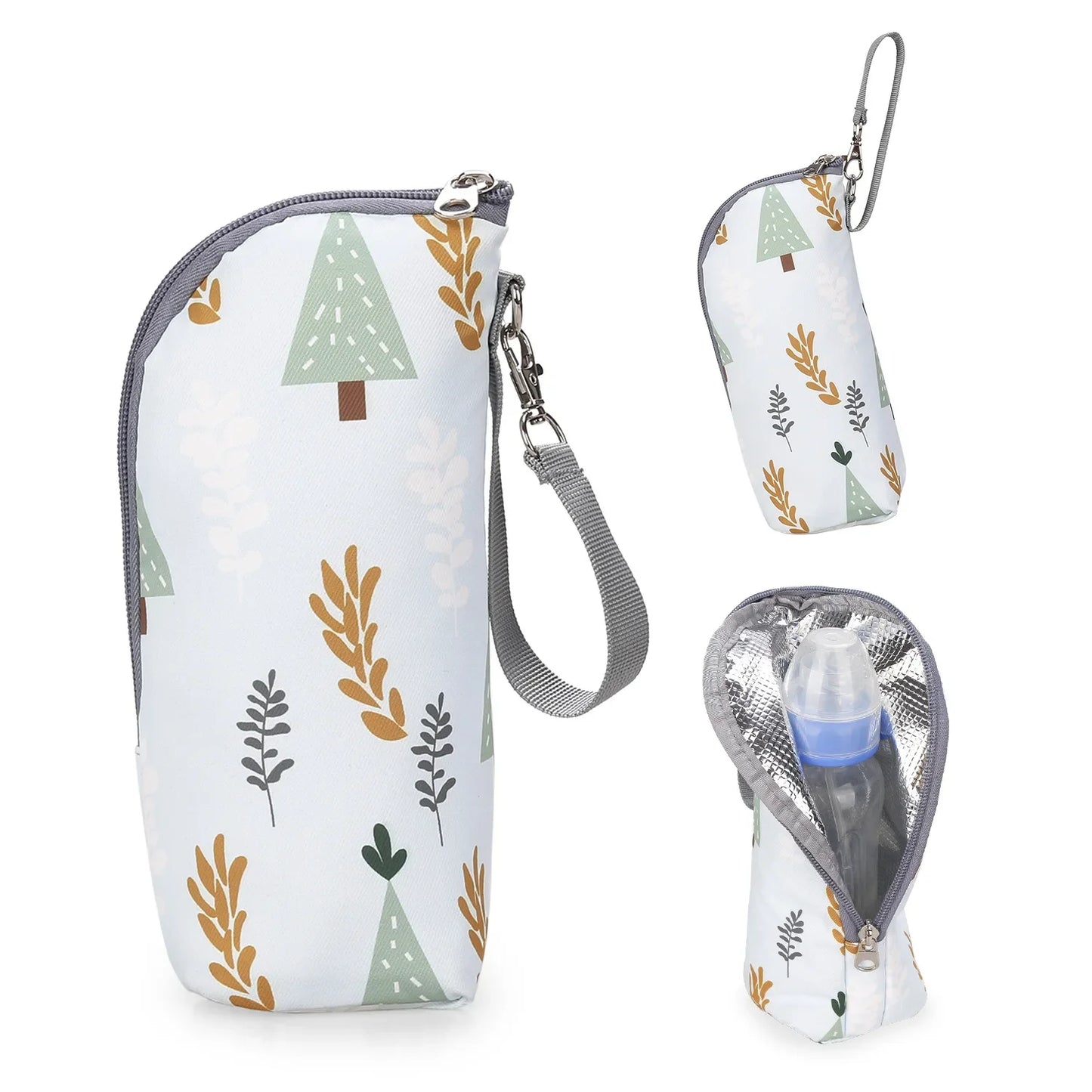 Baby Bottle Warmer Bag – Portable Insulated Stroller Bottle Holder