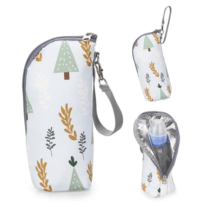 Baby Bottle Warmer Bag – Portable Insulated Stroller Bottle Holder