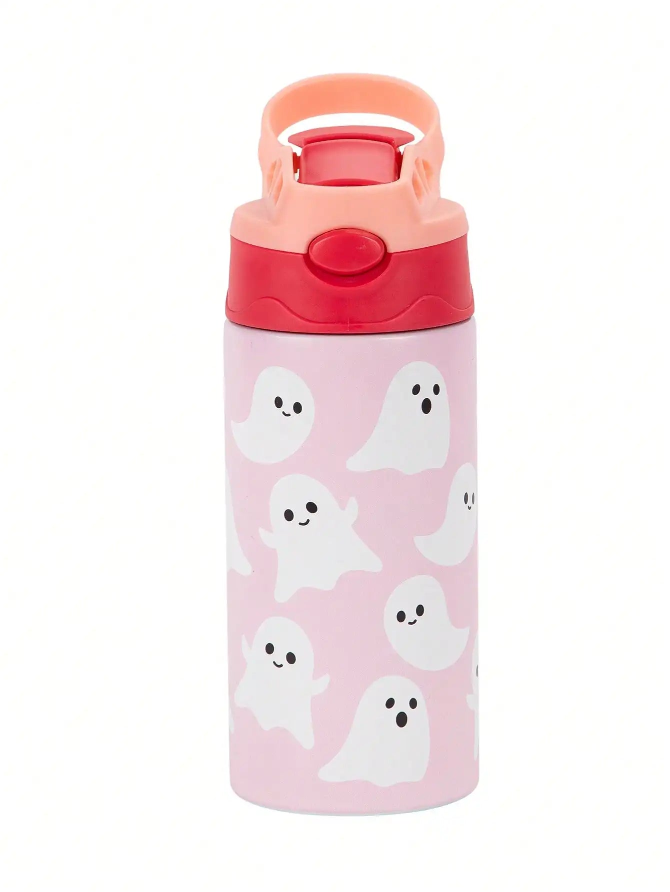 Kids Insulated Water Bottle with Straw – 12oz Cute Cartoon Design