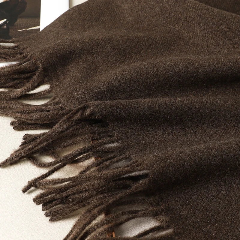 Cashmere-Feel Winter Scarf – Women's Long Warm Pashmina Shawl & Wrap