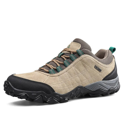 HUMTTO Men's Hiking Shoes – Leather Outdoor Trekking Sneakers