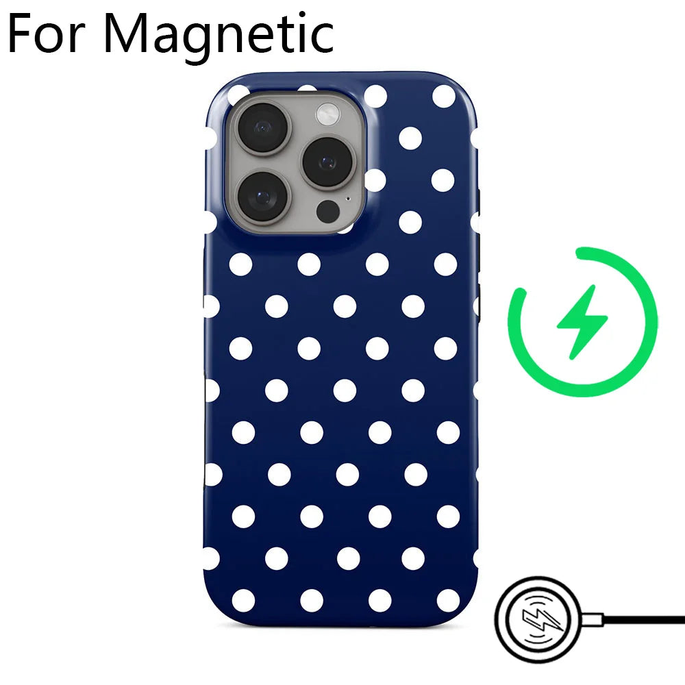 Y2K Small Polka Dots iPhone Case