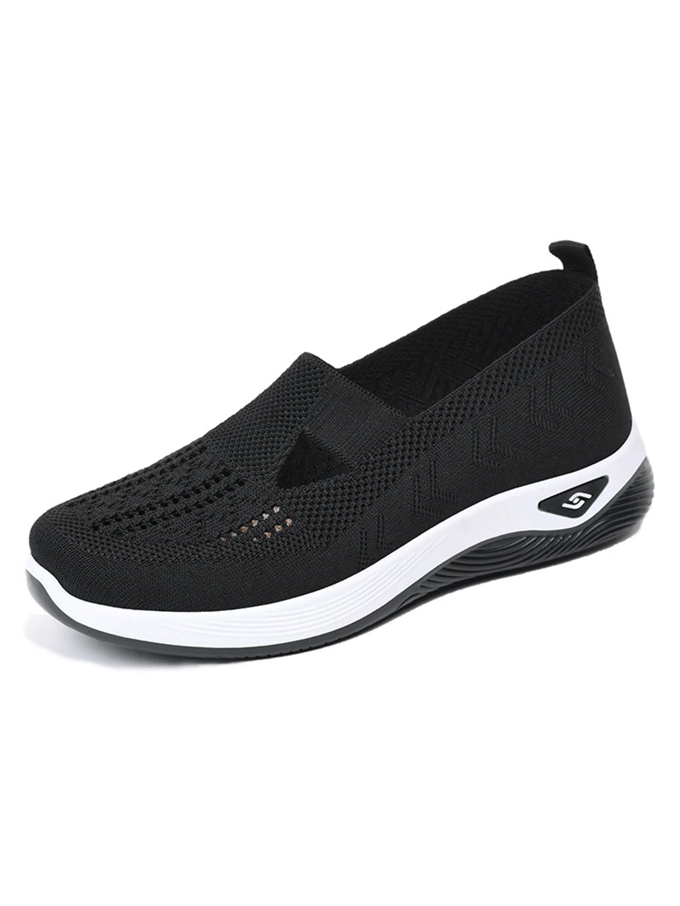 Women's Breathable Slip-On Sneakers – Lightweight Casual Walking Shoes