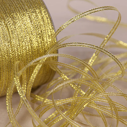 Glitter Satin Ribbon 6mm x 25 Yards – Wedding, Party & Gift Wrapping