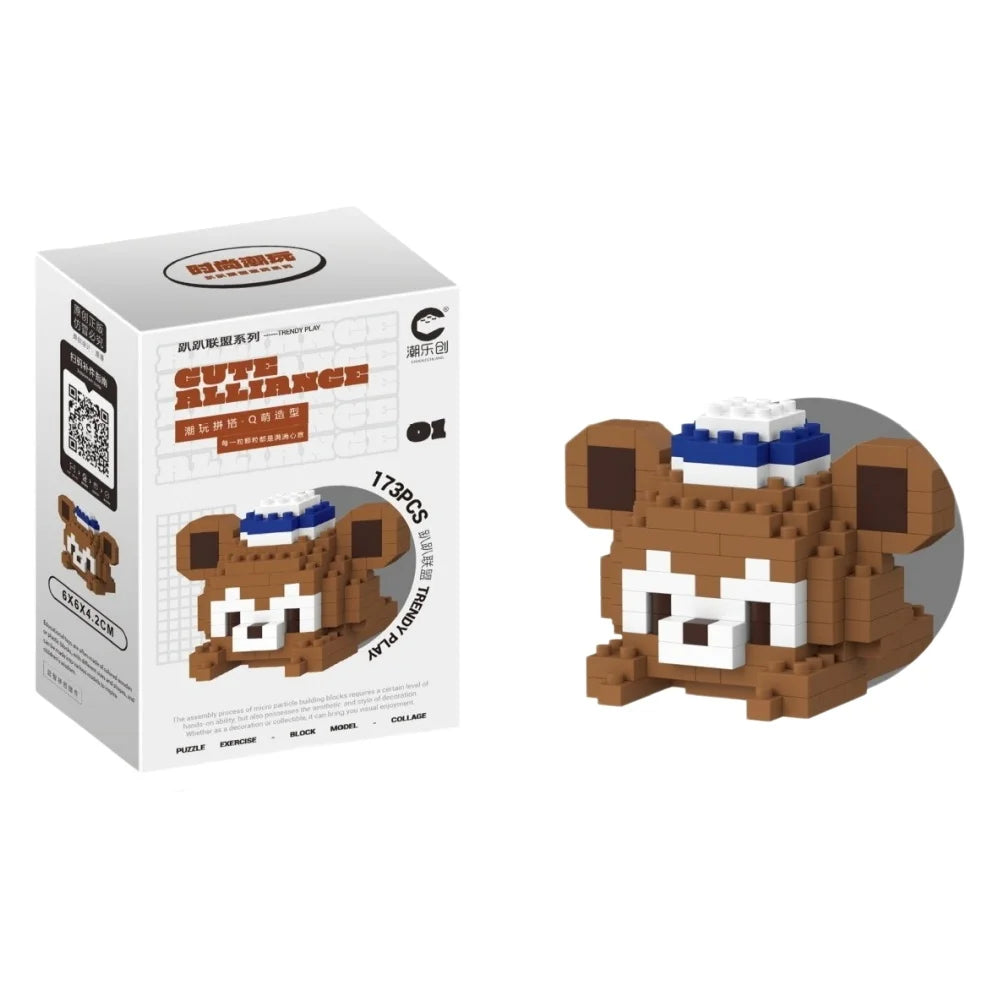 Mini Building Blocks Cartoon Character Figure – Tsum Tsum Style