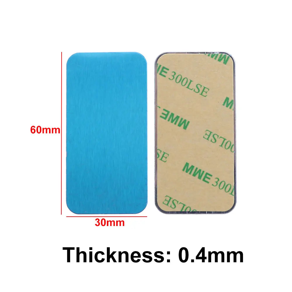 Magnetic Metal Plates for Car Phone Holder – 10pcs Iron Sheets