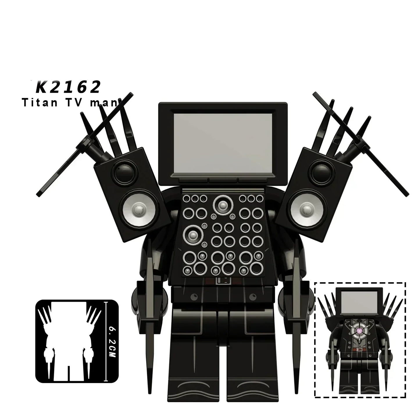 Skibidi Toilet Mini Building Block Figures – TV Man, Cameraman & More